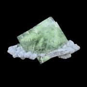 Fluorite, quartz MONGOLIA