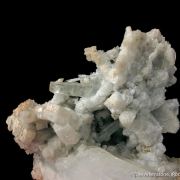 Microcline with Beryl var. Aquamarine