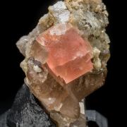 Pink Fluorite & Smoky Quartz