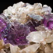 Phantom Fluorite, Strontianite & Calcite