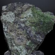 Zaratite and Chromite - vintage, classic USA  