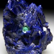 Azurite with Malachite