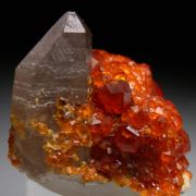 Spessartine with Quartz