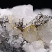 Silver with Calcite