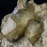 Baryte with Pyrite