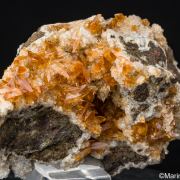 Calcite on Chabazite