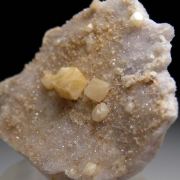 Woodhouseite on Quartz