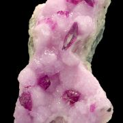 Roselite, calcite var. cobaltoan