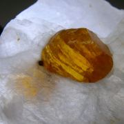 Norbergite in Calcite