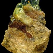 Opal var. hyalite CRAZY FLUORESCENCE