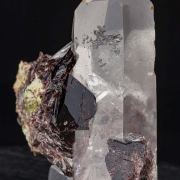 Axinite on Quartz