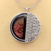 Raw Spinel necklace.