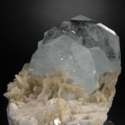 Beryl var. Aquamarine with Albite