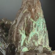 Cerussite -classic twin form with Posnjakite 