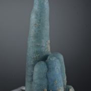 Chrysocolla fingers with Quartz coatings