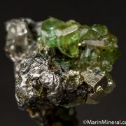 Tsavorite on Graphite