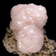 Calcite / (var: Manganoan) / with Calcite and Lollingite / Huanggang Fe-Sn deposit, Inner Mongolia Autonomous Region, China