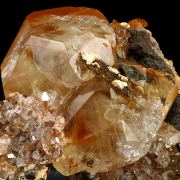 Calcite, hematite, baryte