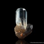 Topaz on Smoky Quartz