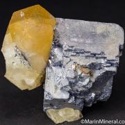 Galena with Calcite
