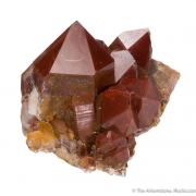 Quartz included by Hematite