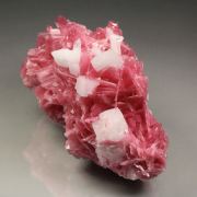 gemmy RHODONITE, CALCITE