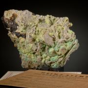 Cerussite covered by Pyromorphite