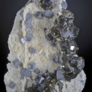 Sphalerite (Cleiophane) and Galena on Quartz