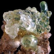 Opal var. hyalite CRAZY FLUORESCENCE