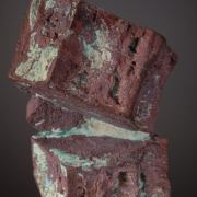 Copper pseudomorph after Aragonite