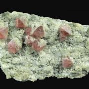 Fluorite on Adularia
