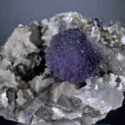 Fluorite, Arsenopyrite, Calcite, Muscovite and Quartz