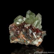 Diopside with Grossular var. Hessonite Garnet