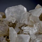 Apophyllite, Hubeite and Quartz