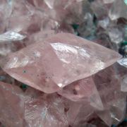 Cobaltian Calcite on Plancheite
