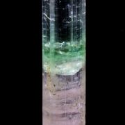 Elbaite Tourmaline with Achroite top