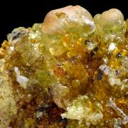 Opal var. hyalite CRAZY FLUORESCENCE