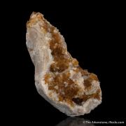 Fluorite with Calcite on jura limestone