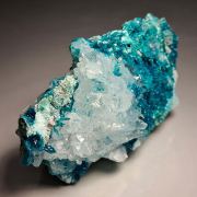 DIOPTASE, reverse scepter QUARTZ