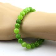 Peridot Bracelet 8 mm Beads.