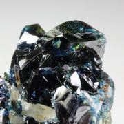 gemmy LAZULITE twinned, QUARTZ