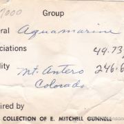 Beryl var. Aquamarine