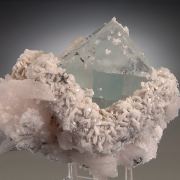 Fluorite with Dolomite and Manganocalcite