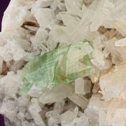 Augelite  on Quartz