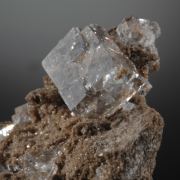 Fluorite- gemmy cubes on Dolomite. 