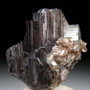 Apatite on Ferberite