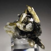 gem ANGLESITE, GALENA