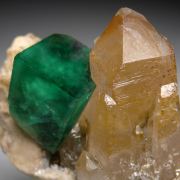 Fluorite with Quartz