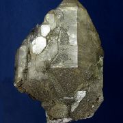 Quartz (smoky) with Pyrite