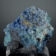 Duhamelite (Mottramite Ca and Bi) with Shattuckite